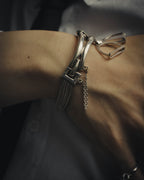 -SPECIAL- “HERMÈS” 70’s-90’s Étrier multi chain bracelet