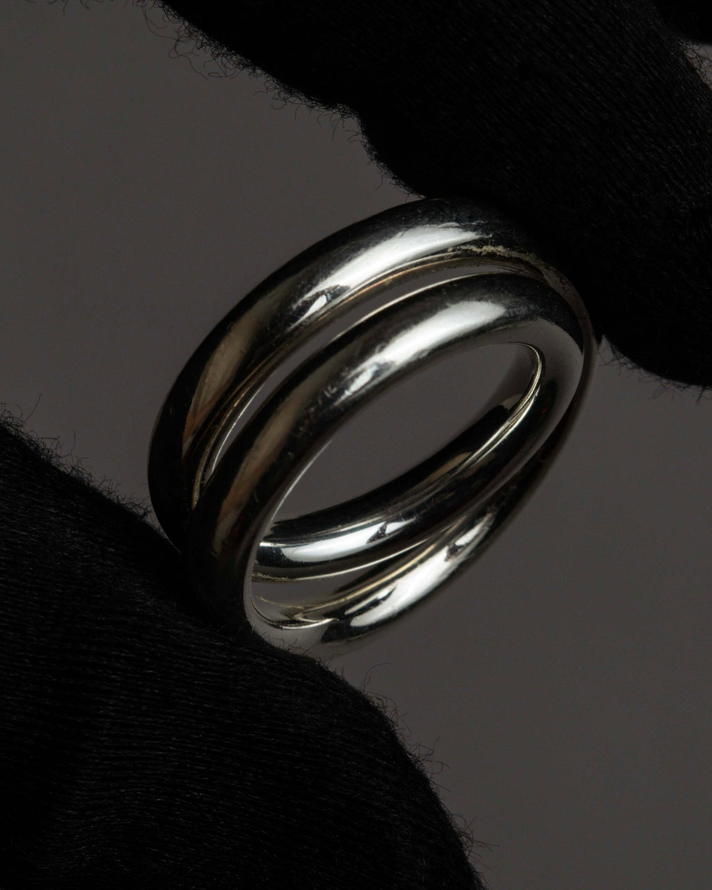 "HERMES" Vertige polished silver 925 ring