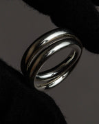 "HERMES" Vertige polished silver 925 ring