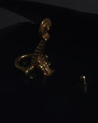 -SPECIAL- "HERMES" 60’s early sandrine box dark blue calf bit bag