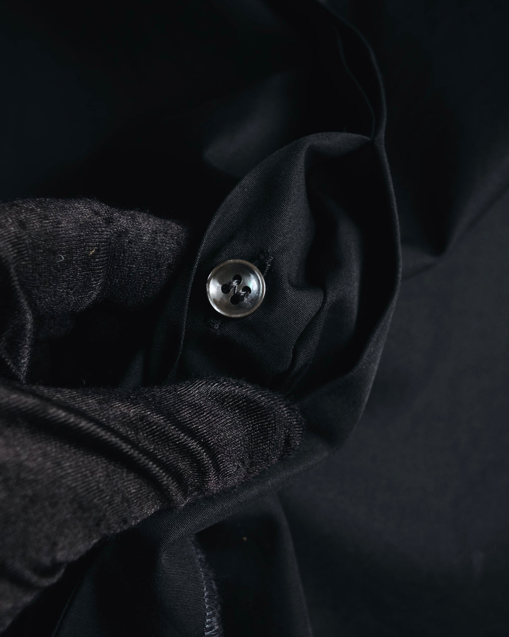 "Maison Margiela" 2017SS minimal fly-front shirt