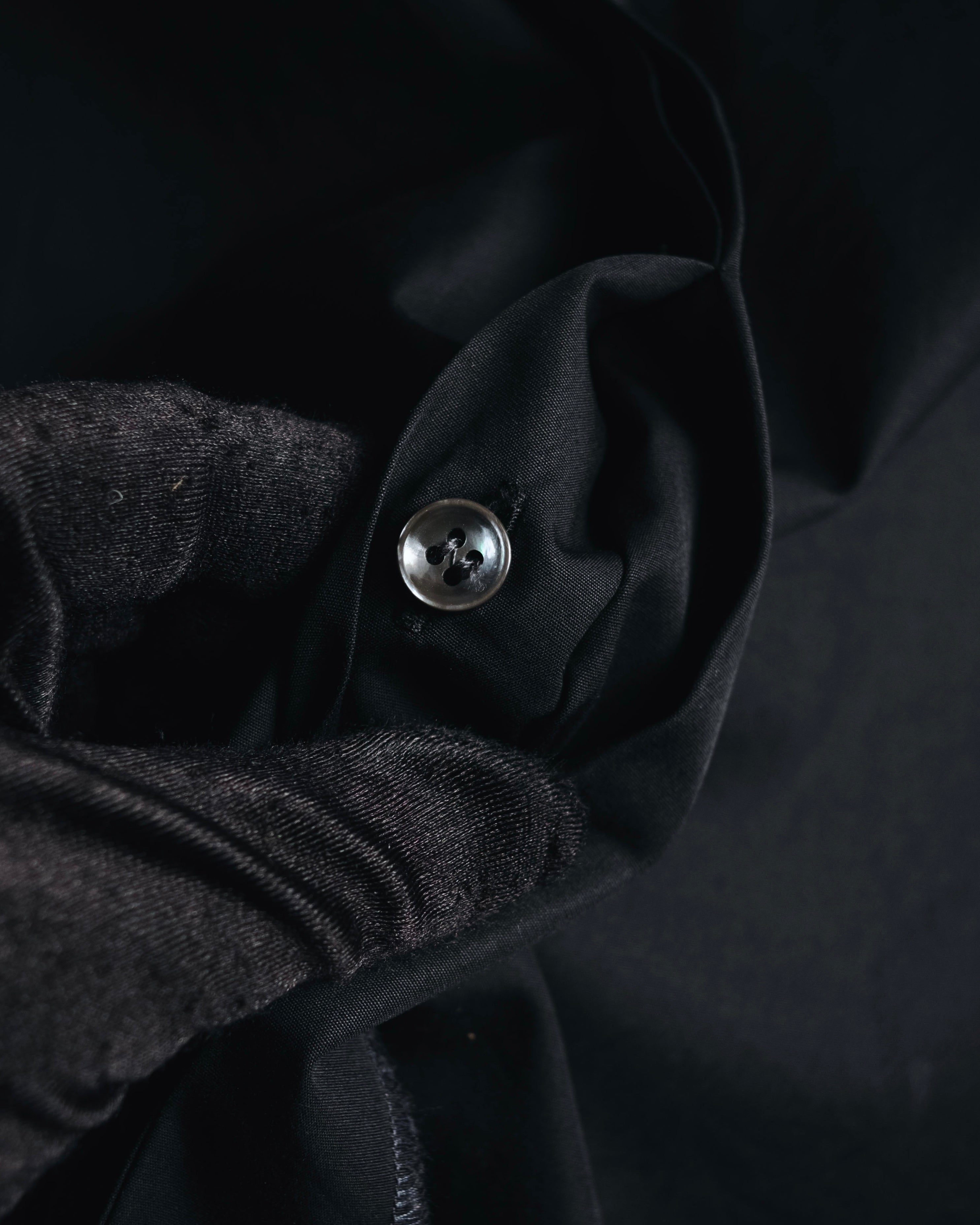 "Maison Margiela" 2017SS minimal fly-front shirt