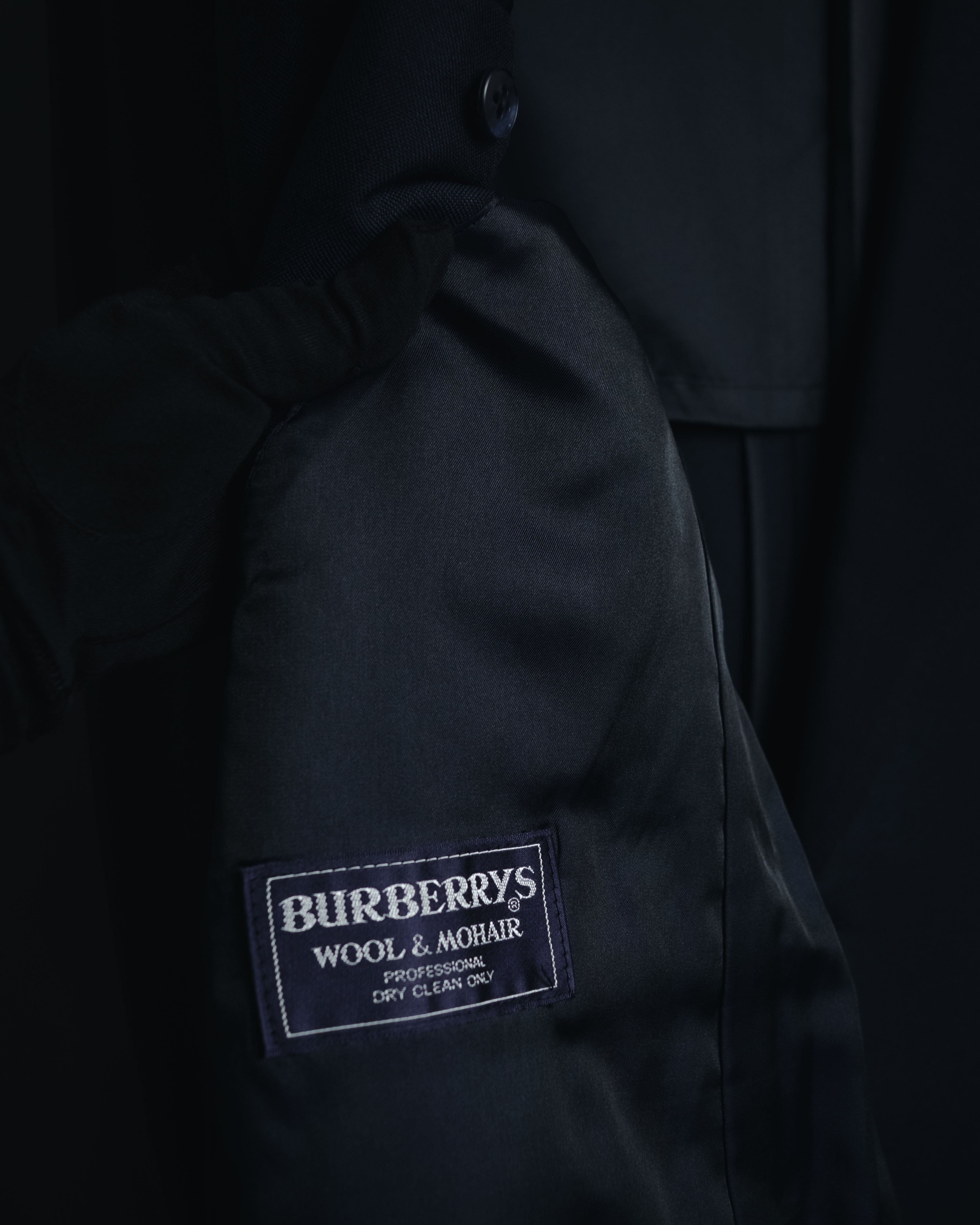 "Burberrys" 90’s Wool mohair tailored two piece suit