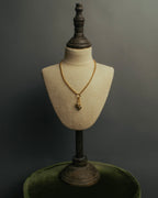 "Christian Dior" 80's-90's Romantic heart charm necklace