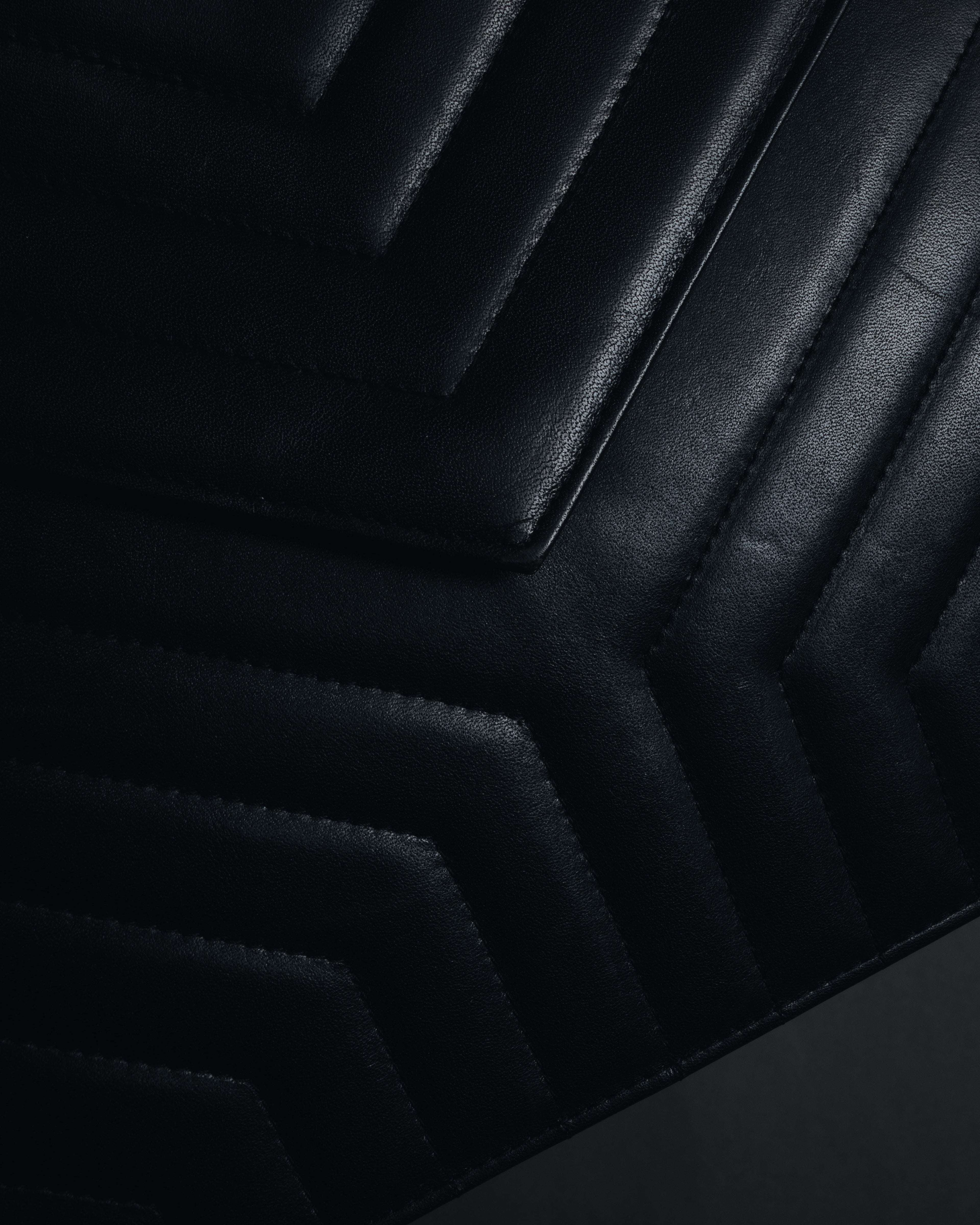 "Yves Saint Laurent" Late 80’s–early 90’s chevron quilted cassandre shoulder bag