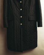 “Salvatore Ferragamo” 00’s-10’s Padded tailored long coat