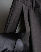 "Vintage wide tapered double-finished slacks"
