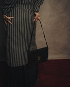 -SPECIAL- “GUCCI” 70’s-80’s lizard embossed flap shoulder bag