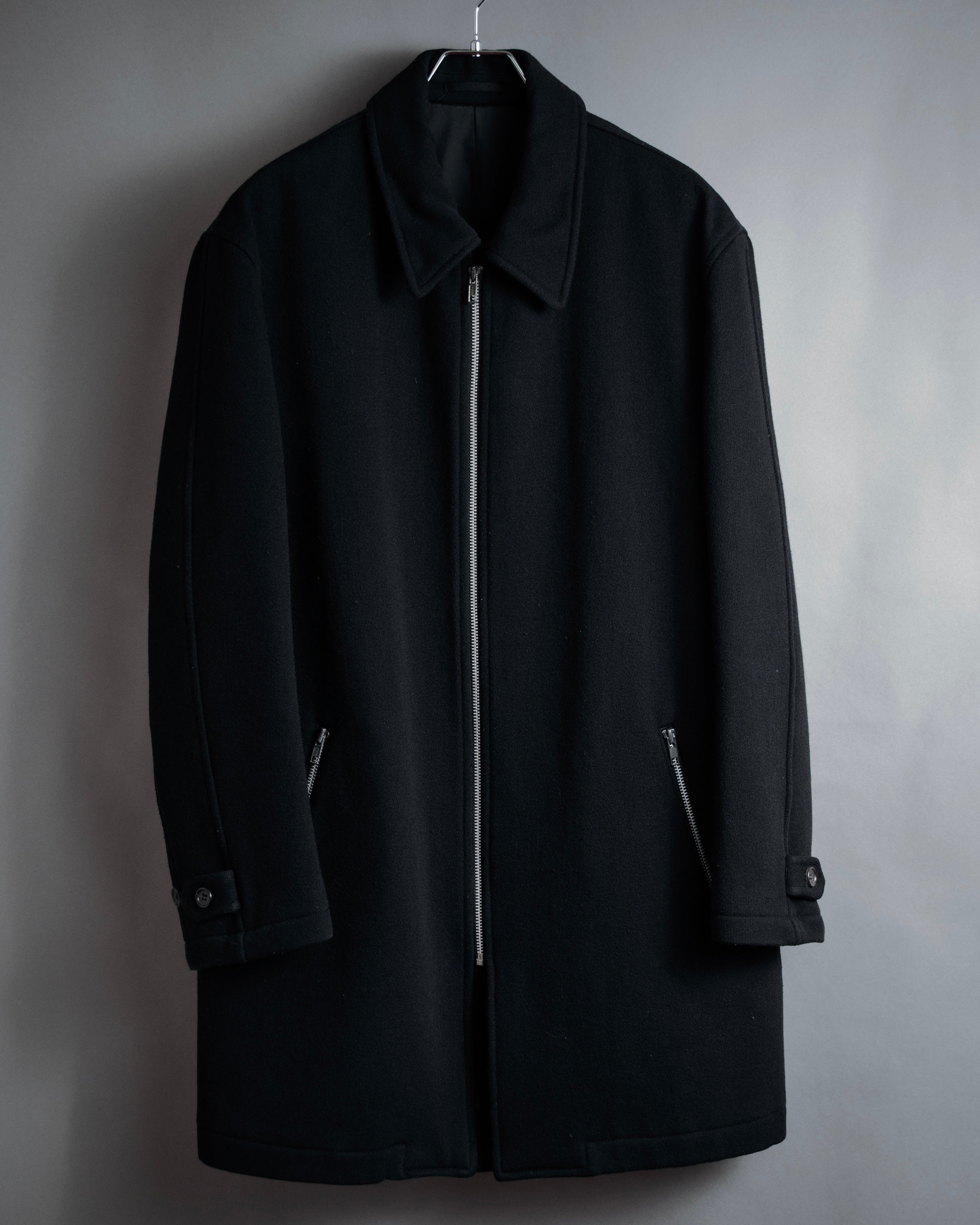 "COMME des GARÇONS HOMME"
96AW Thick wool zip-up coat