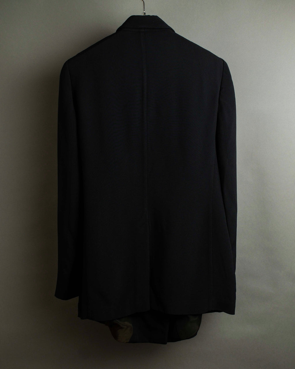 "GUCCI" Three-dimensional lapel design draped tailored jacket
