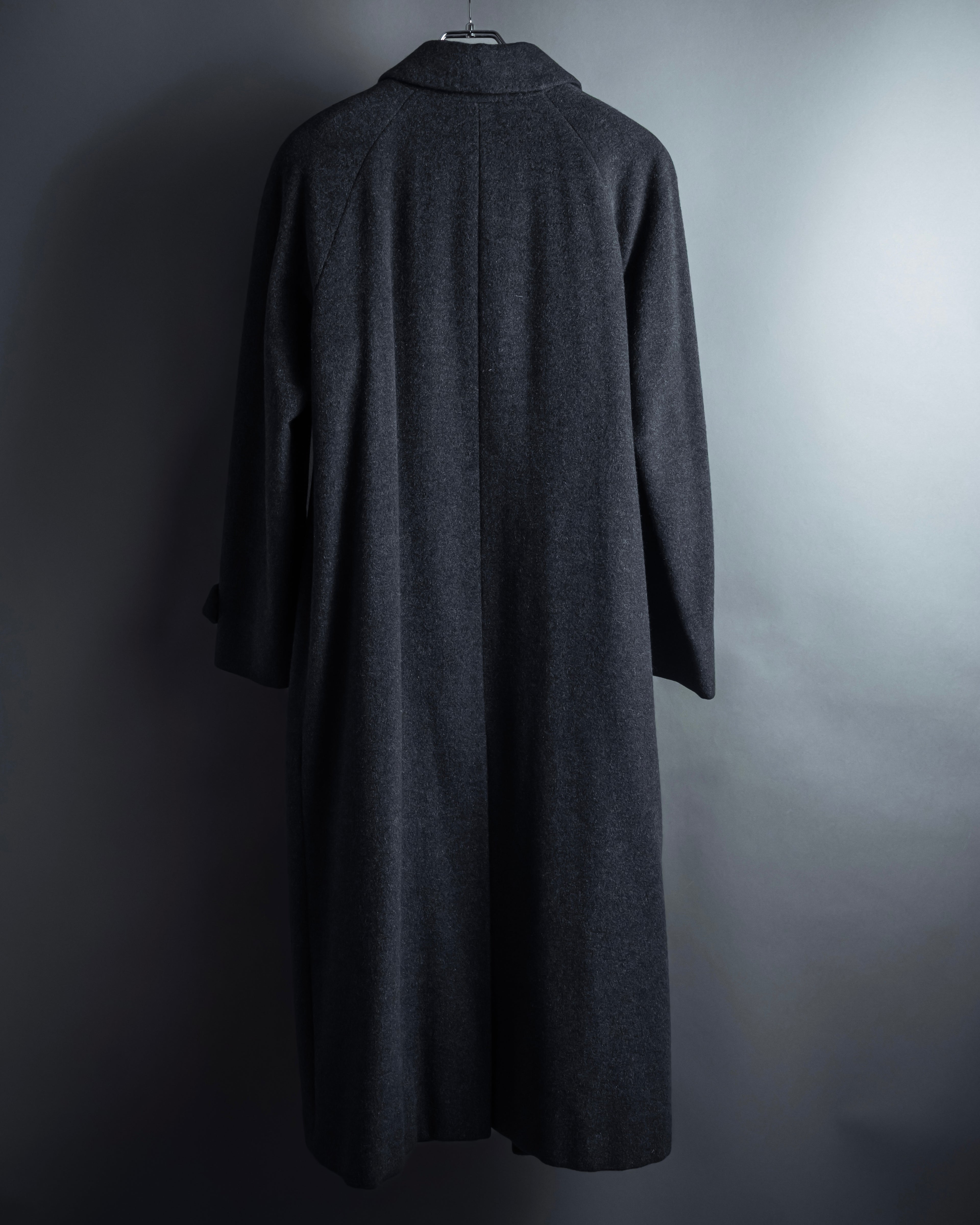 -SPECIAL- "BURBERRYS" 80's-90's Raglan line detail stand collar coat