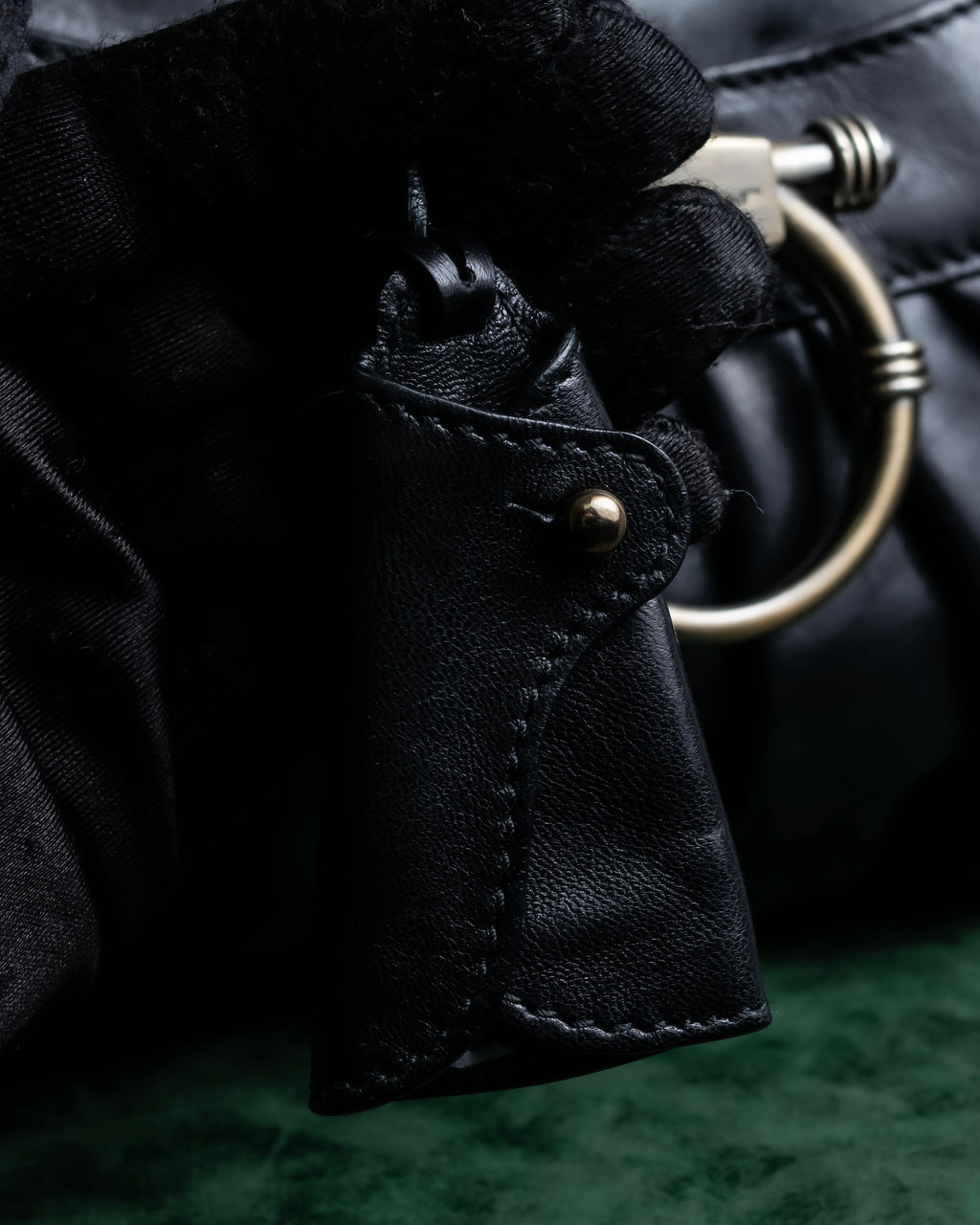 "Salvatore Ferragamo" Gancini motif leather one-handle bag