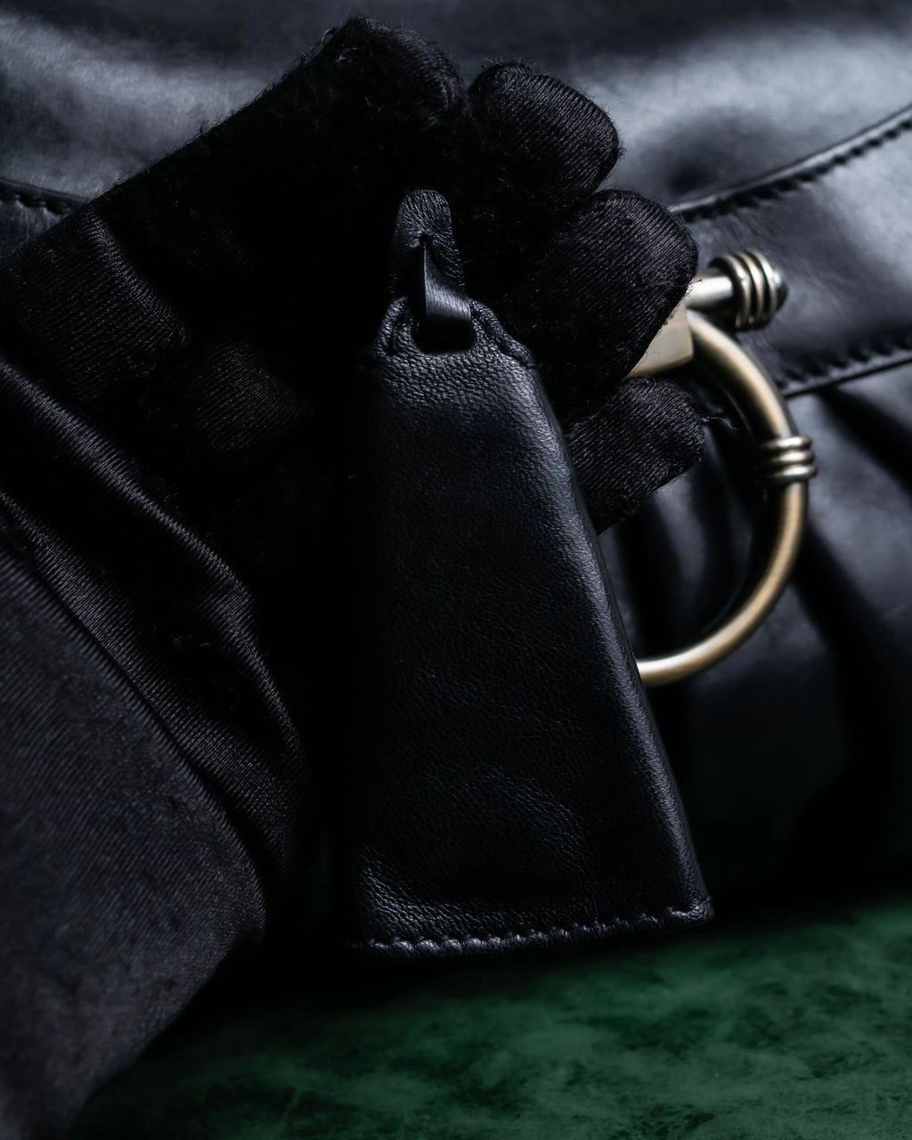 "Salvatore Ferragamo" Gancini motif leather one-handle bag