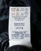 "GUCCI" Velvet shaped shawl collar tailored jacket