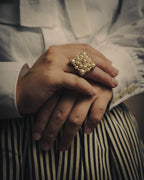 -SPECIAL- “CHANEL” 2013 high summer pearl cc cocktail ring