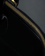 "Salvatore Ferragamo" 90's Animal motif studs design leather bag