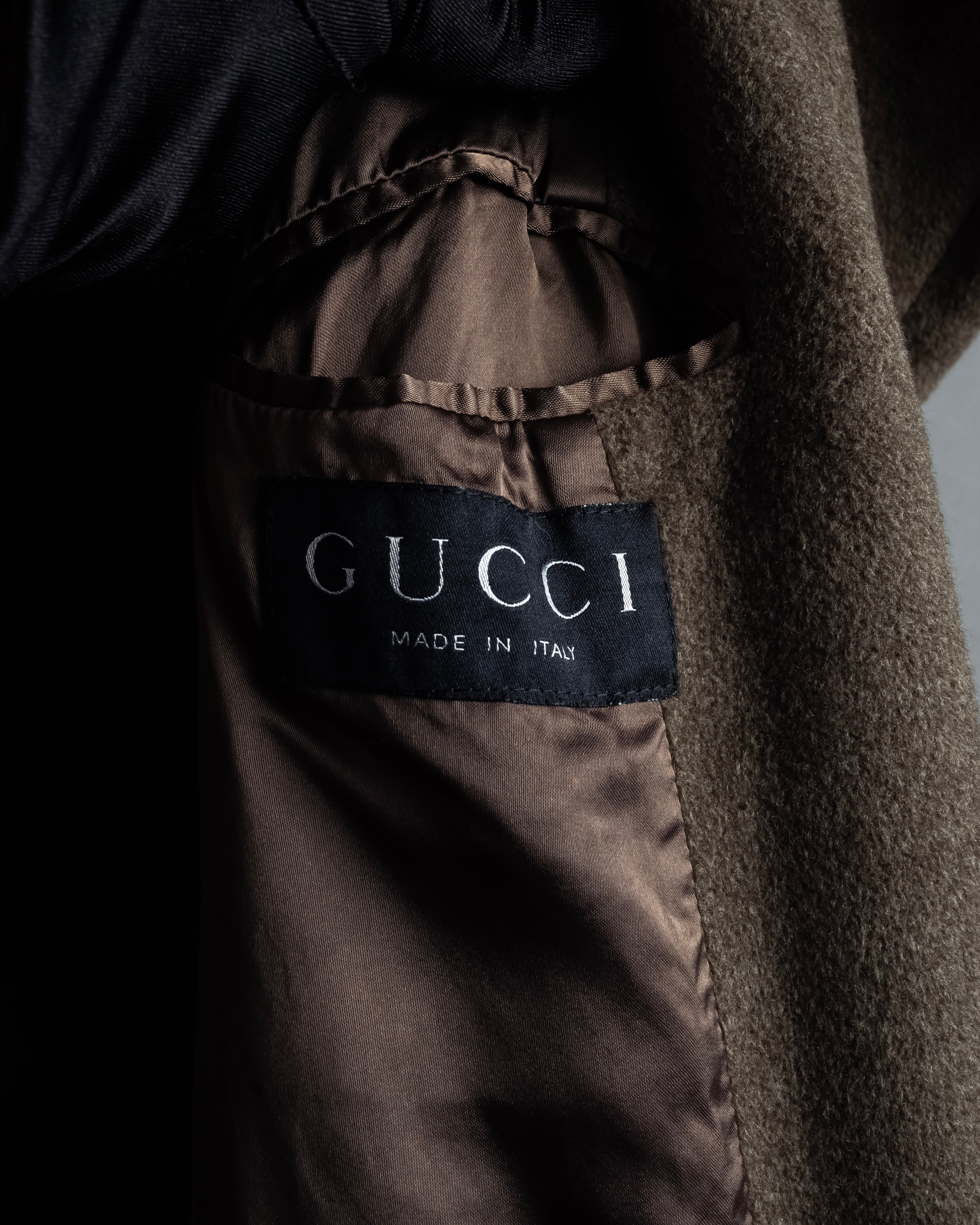 -SPECIAL- “GUCCI × ZAMASPORT” 1989–1994 Double Breasted Long Coat