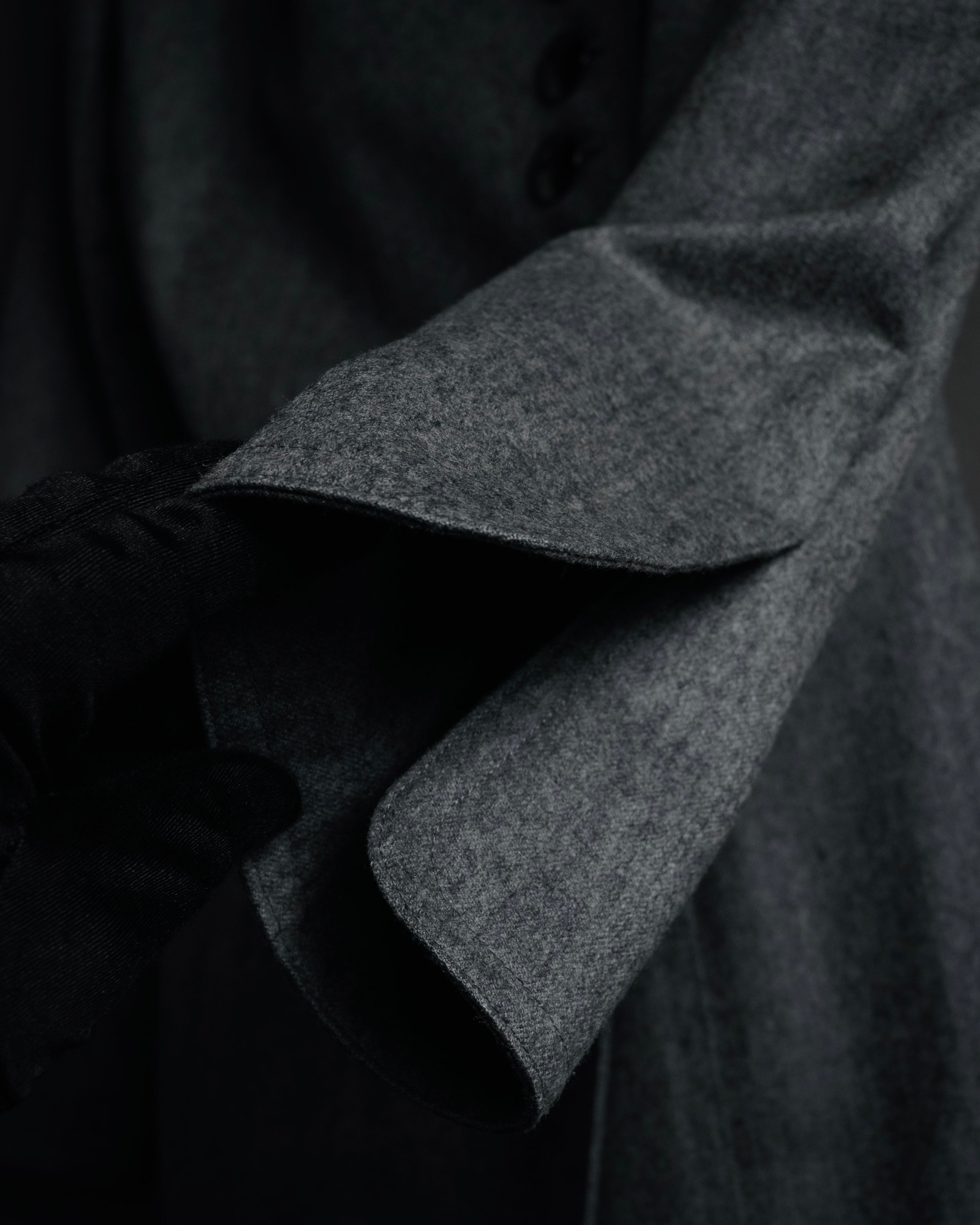 “Miss Dior” 90’s asymmetrical multi button wool dress