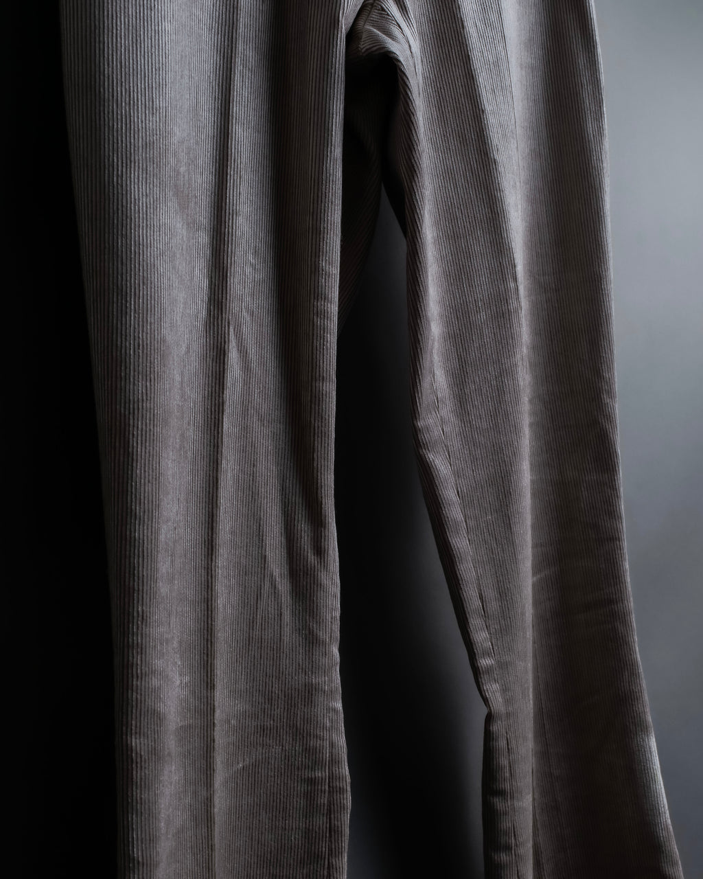 "GUCCI" silk blend corduroy flare pants