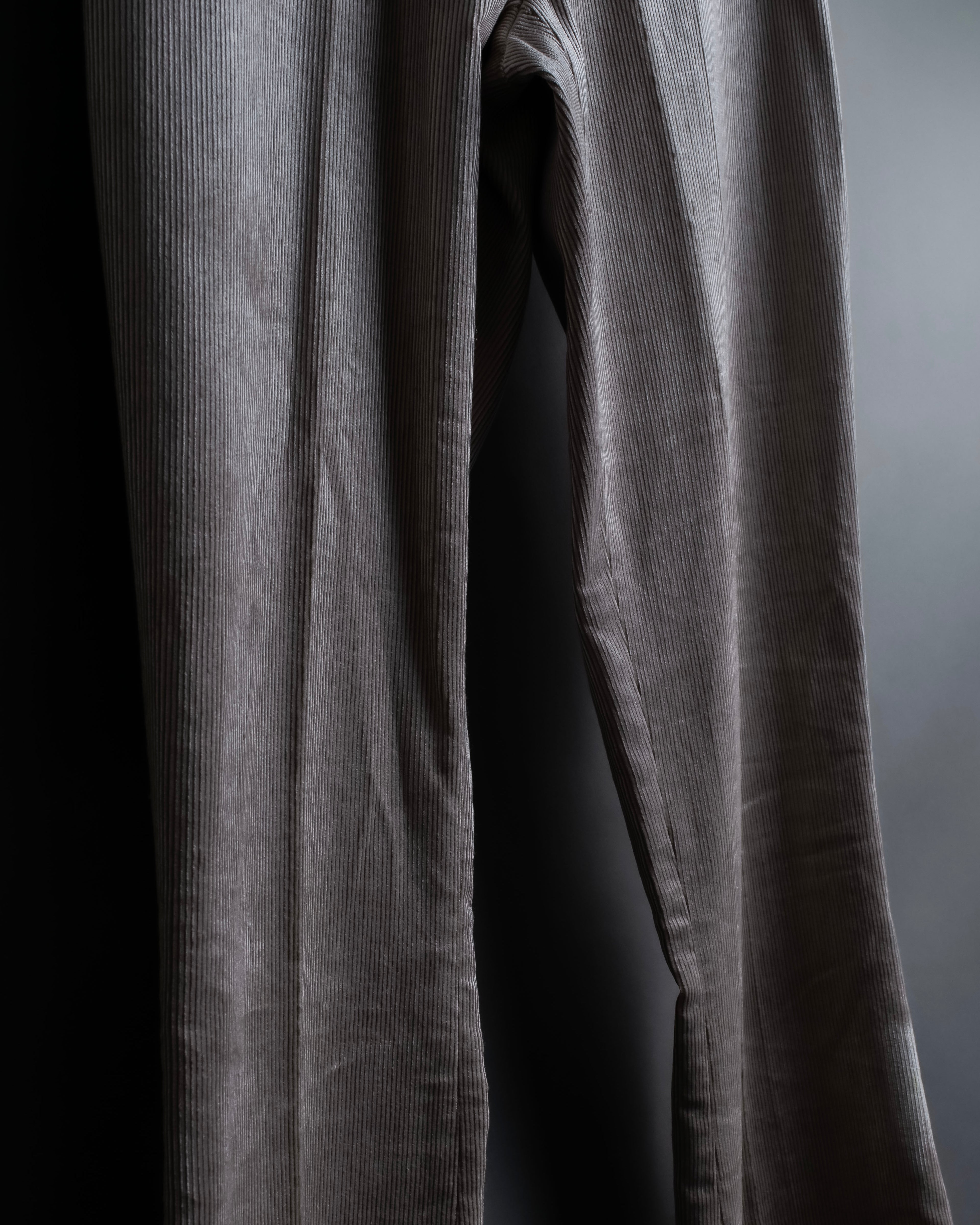 "GUCCI" silk blend corduroy flare pants