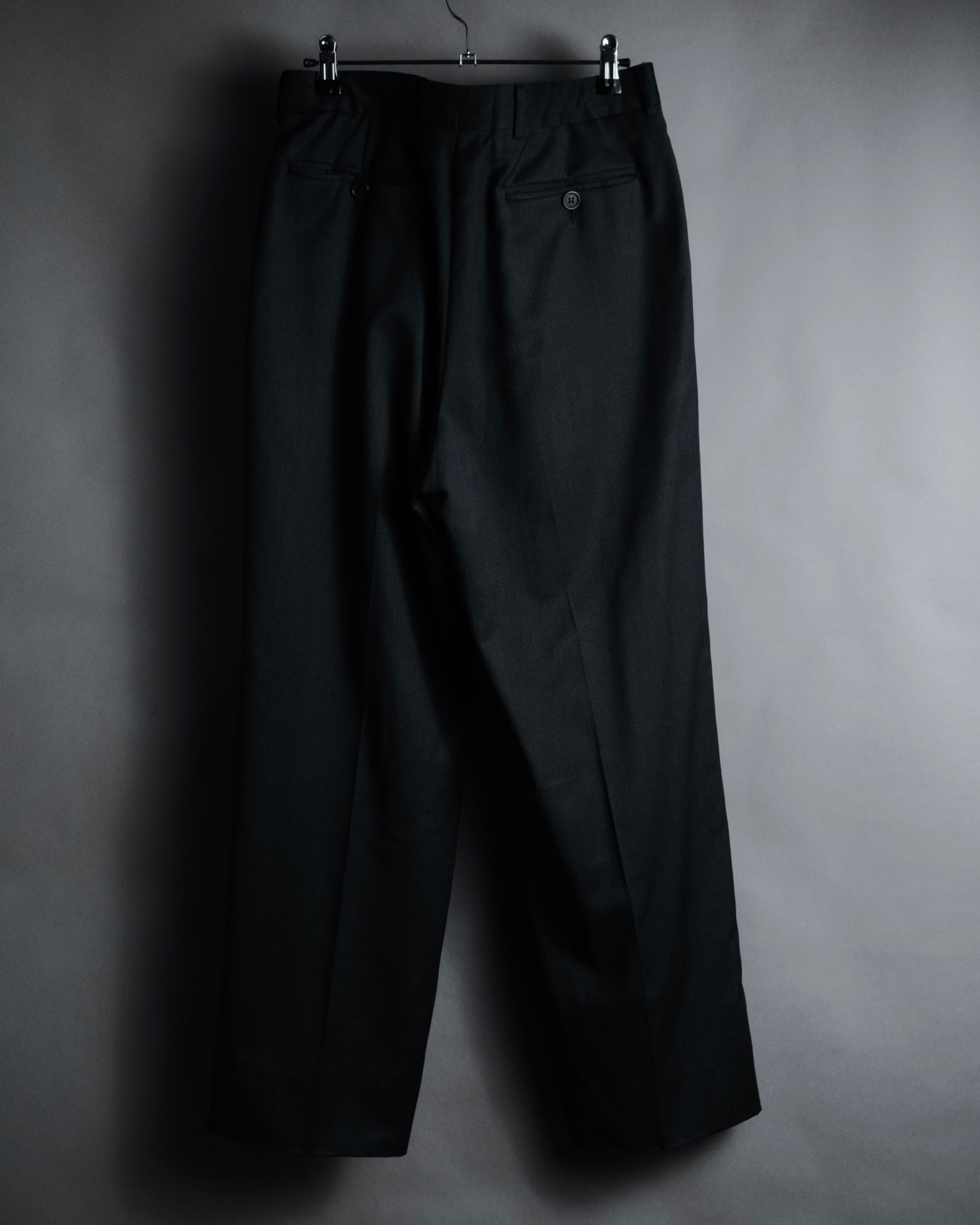 "GIORGIO ARMANI" 90’s draped double breasted suit set-up