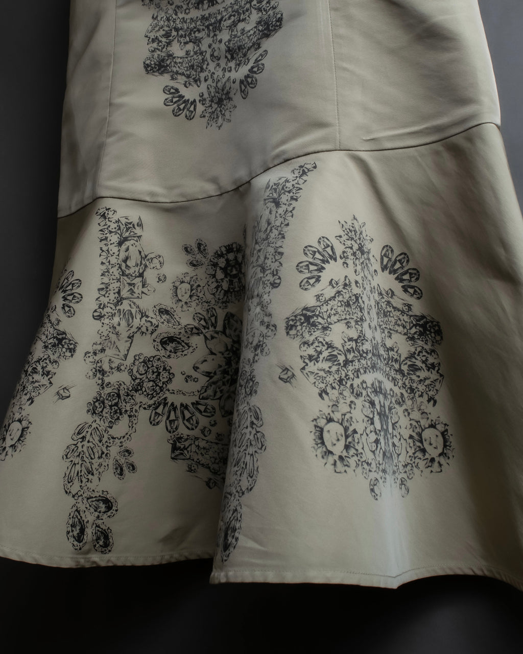 "RED VALENTINO" Baroque print sleeveless dress