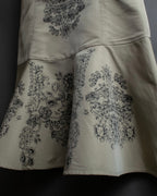 "RED VALENTINO" Baroque print sleeveless dress