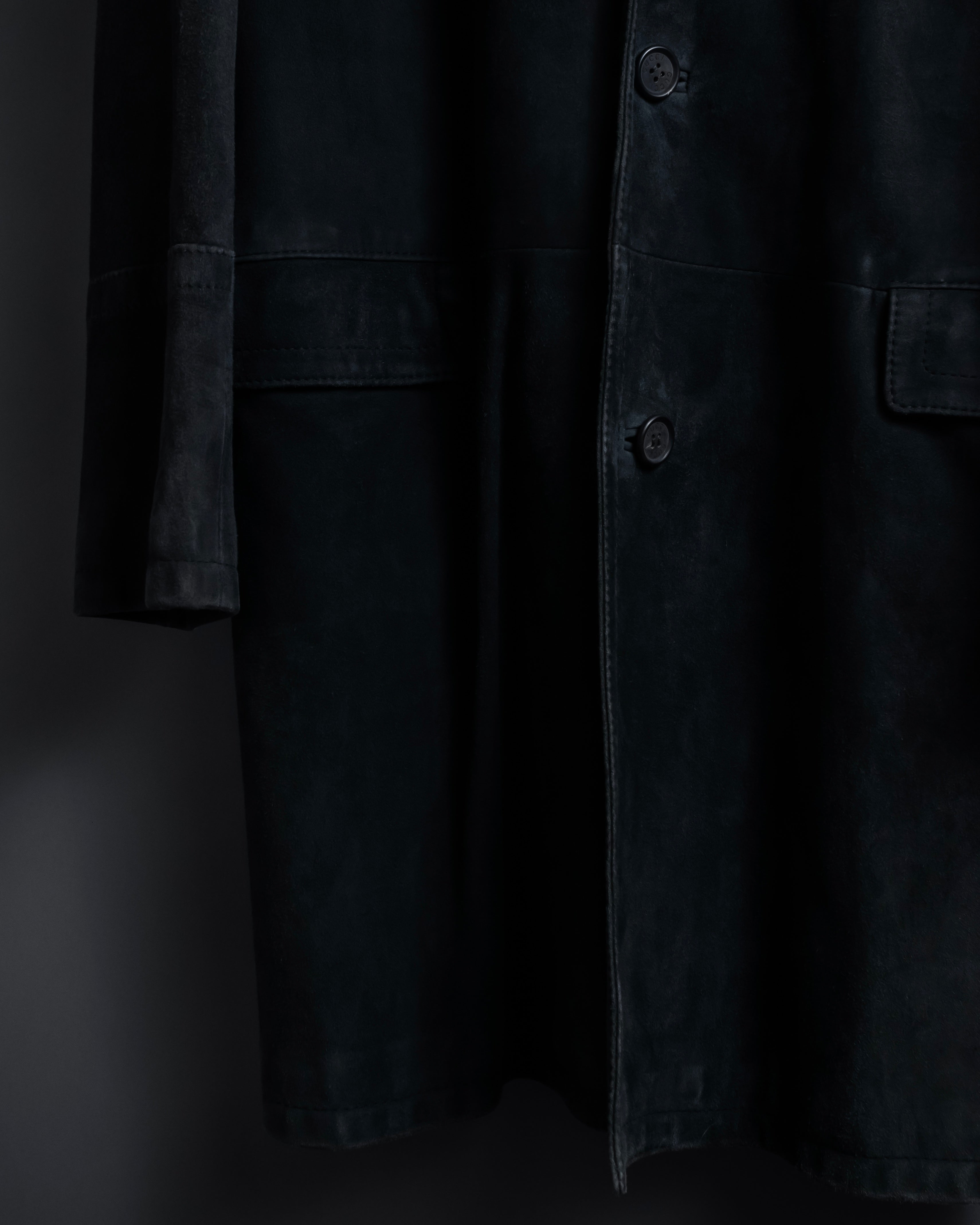 -SPECIAL- "GUCCI" 1998's-01's Tom Ford period beautiful faded suede long coat