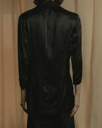 "Yohji Yamamoto +NOIR" 2005SS Rayon draping tailored jacket