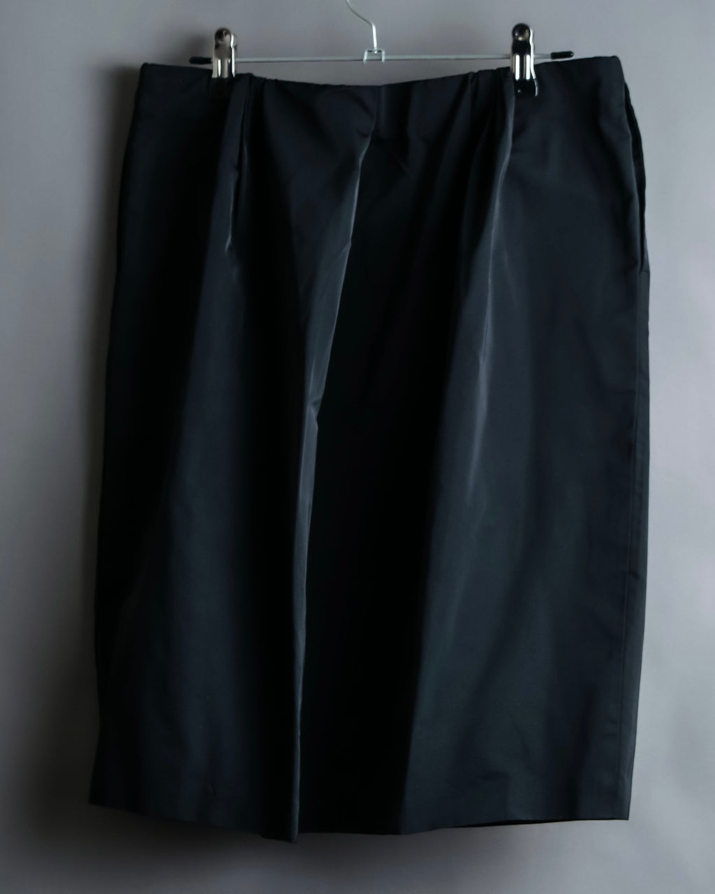 “JIL SANDER” Silk blended tight silhouette skirt