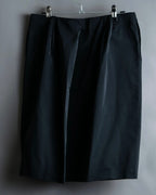 “JIL SANDER” Silk blended tight silhouette skirt