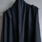 "ANN DEMEULEMEESTER" Cape draping docking design zipper sleeveless dress