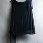 "Rick Owens Lilies" Fringe design draping sleeveless tops