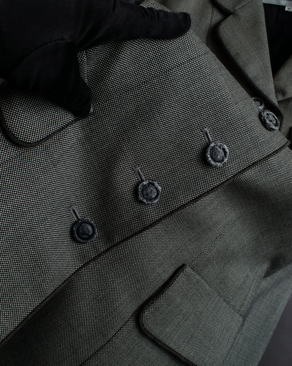 "Christian Dior" Flap pocket detail military tailored jacket