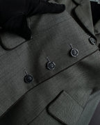 "Christian Dior" Flap pocket detail military tailored jacket