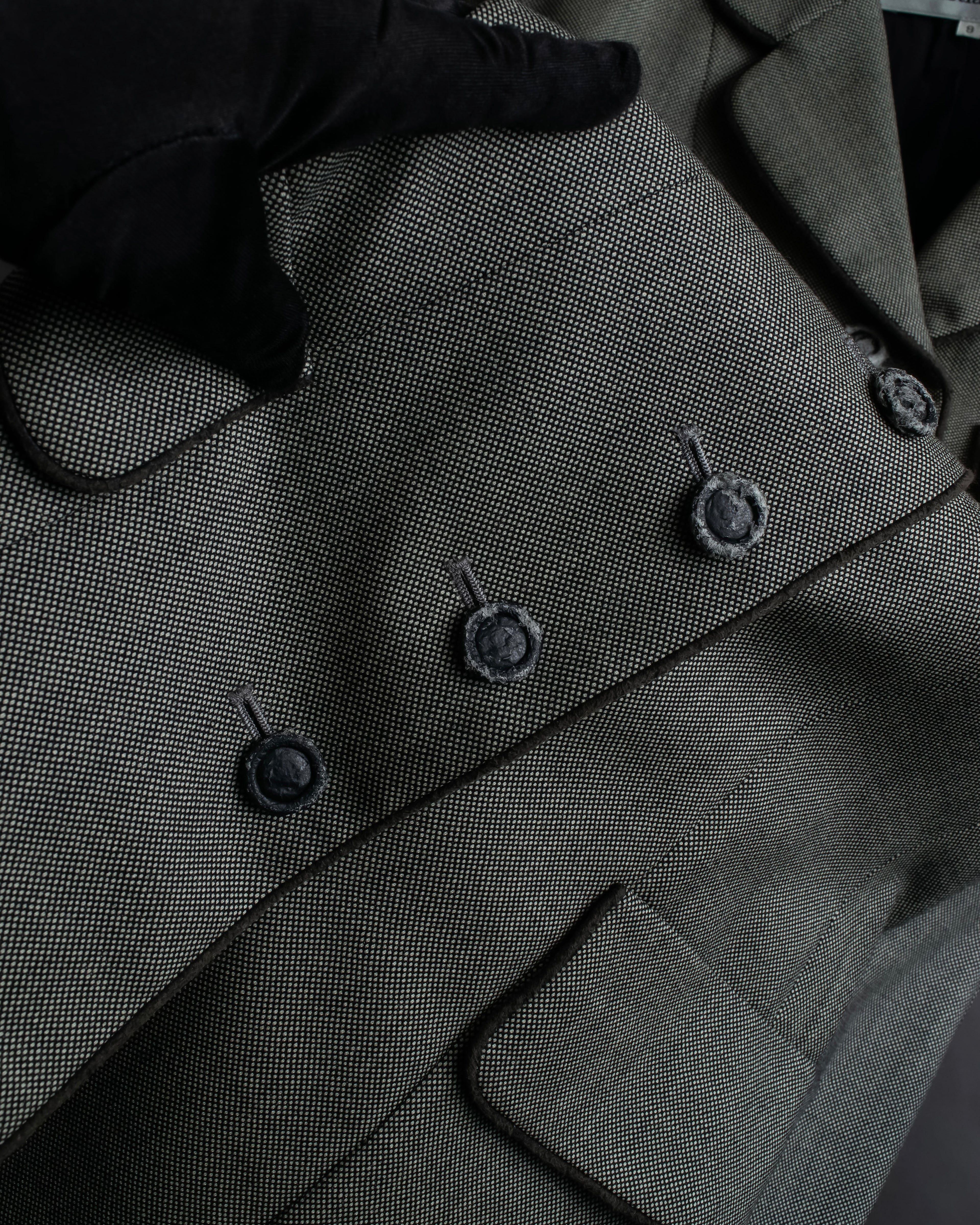 "Christian Dior" Flap pocket detail military tailored jacket