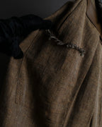 "HERMES" Gaultier period fringe design wrap skirt