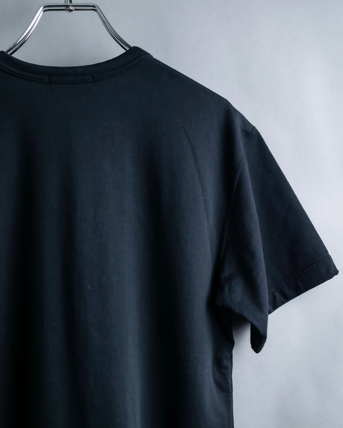 “Comme des Garçons Homme Plus” Zip attached detail T shirt