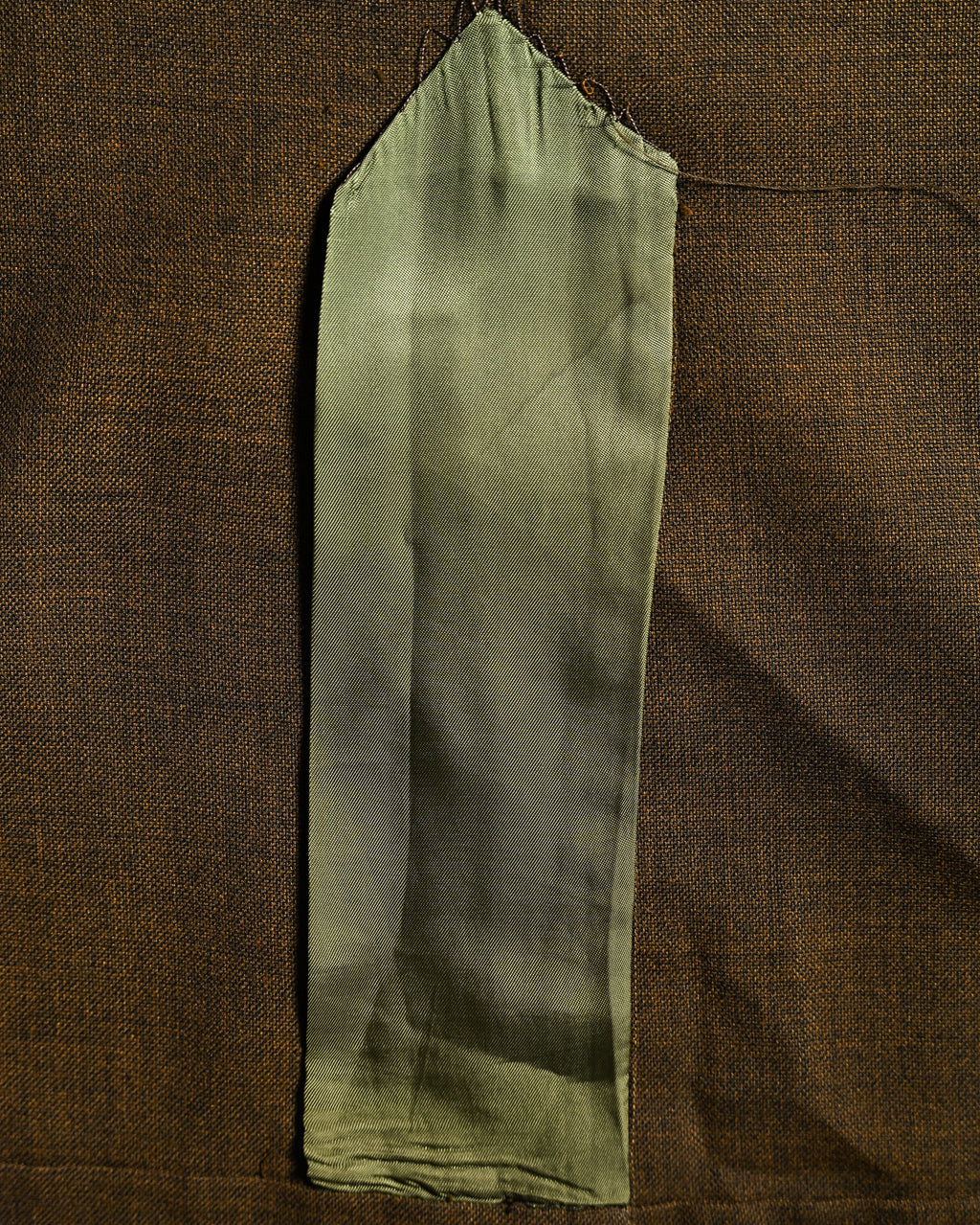 VINTAGE/ Beautiful Olive Colored Single Breasted 3B Tailored Jacket