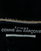 "tricot COMME des GARCONS" Floral pattern punching design tote bag