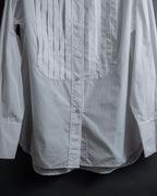 "CHANEL" 96's Spring collection tuck pleats shirt