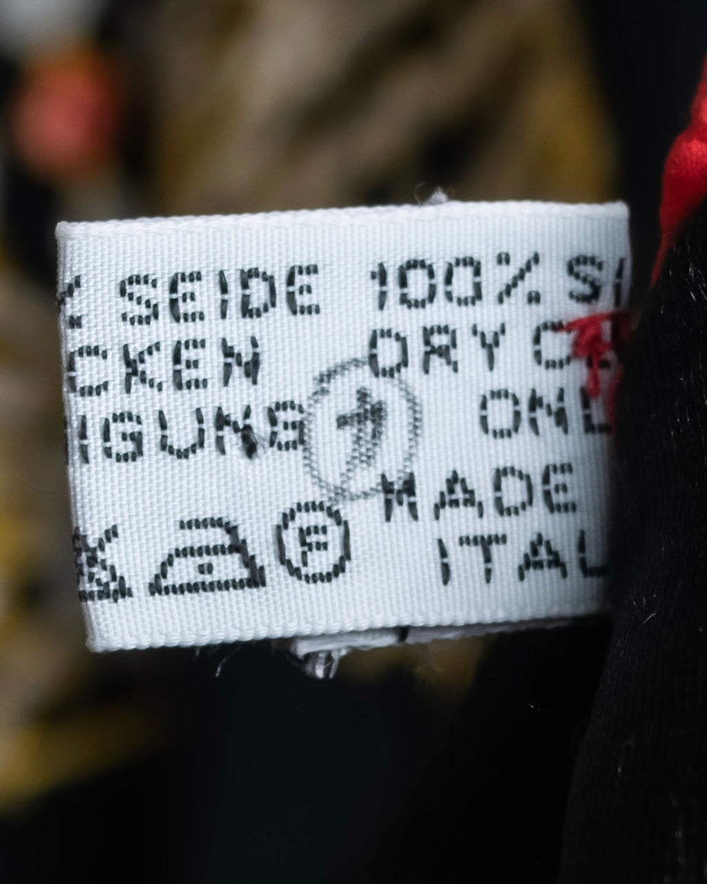 "Cartier" Gemstone brooch motif silk square scarf