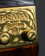 -MOOD Christmas Collections-
"PRADA" Miuccia Prada design tortoiseshell architectural bangle