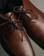 "BURBERRY LONDON" 00's-10's Sleek leather lace-up derby shoes