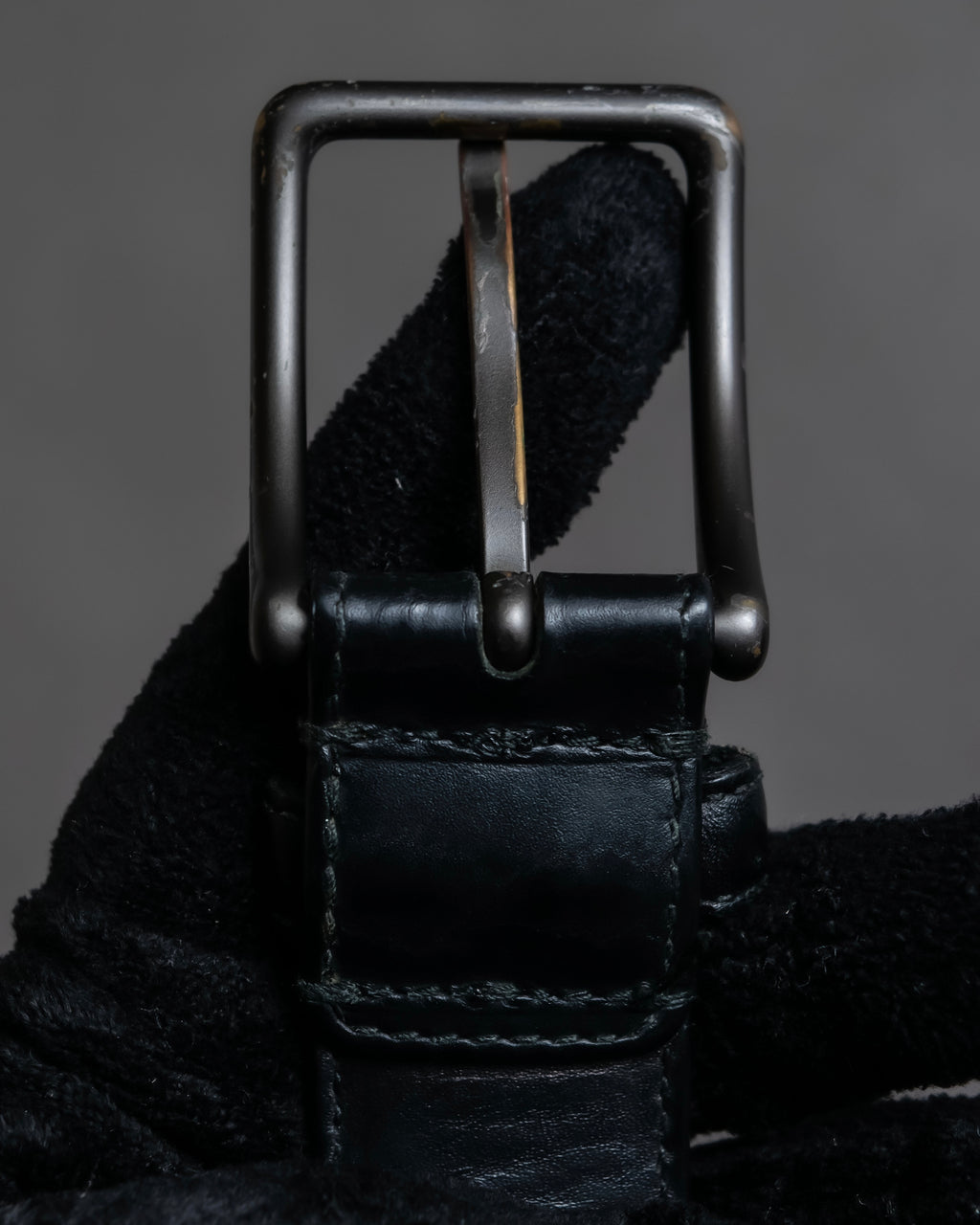 "BOTTEGA VENETA" Intrecciato leather belt