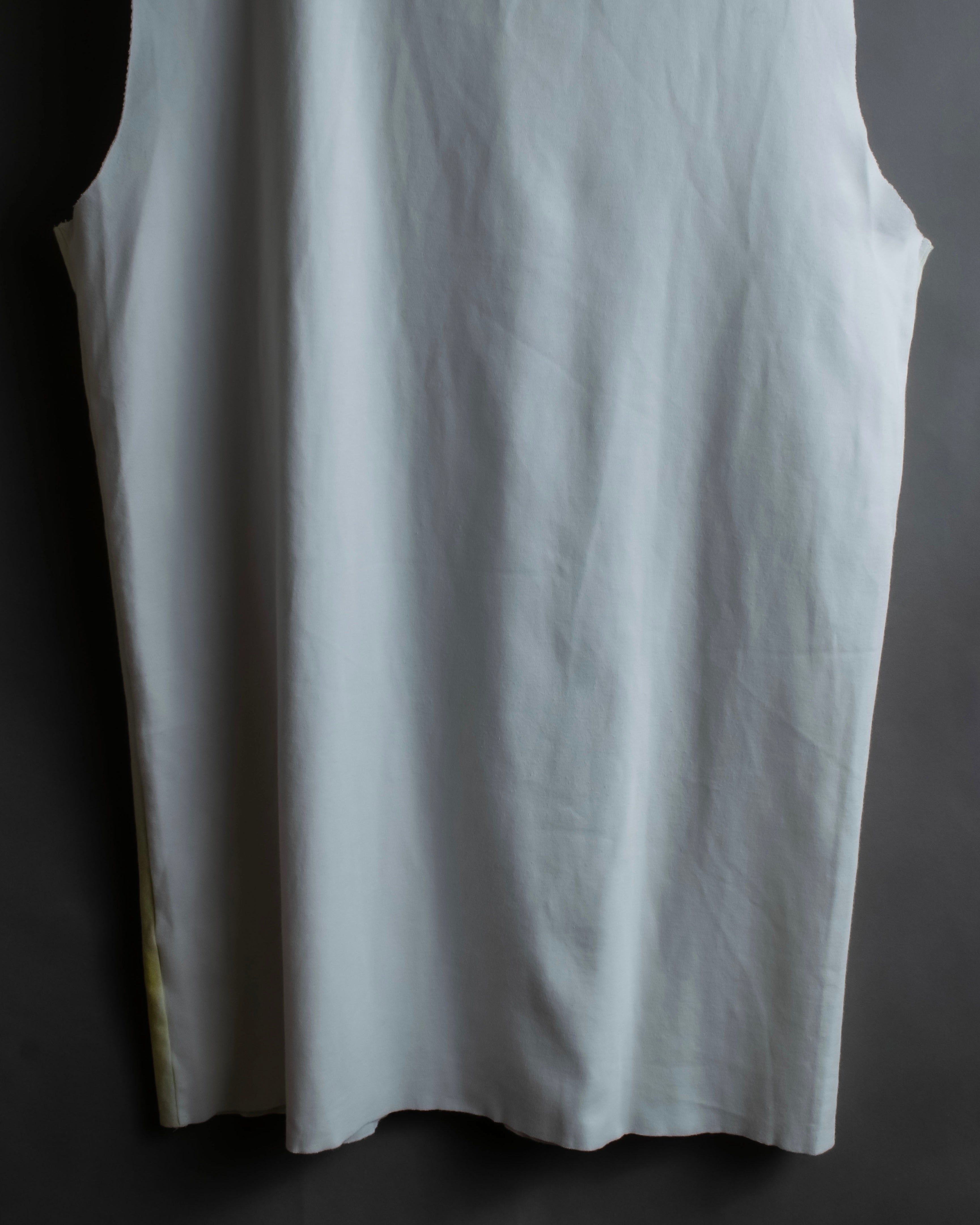 "RAF SIMONS" 13SS Surrealist face print sleeveless top