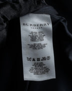 "BURBERRY" Belted design stand collar cashmere mix long coat