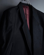 "BALENCIAGA" Chalk stripe pattern long silhouette set up