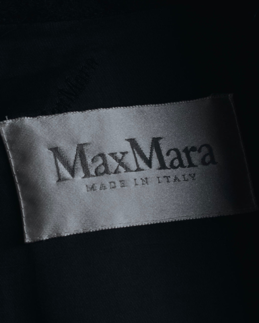 Max Mara 00年代-10年代系带羊驼毛绒毛连帽大衣