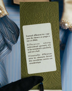 -SPECIAL- "GUCCI" 2010's-20's Pearl embellished detachable collar striped long shirt